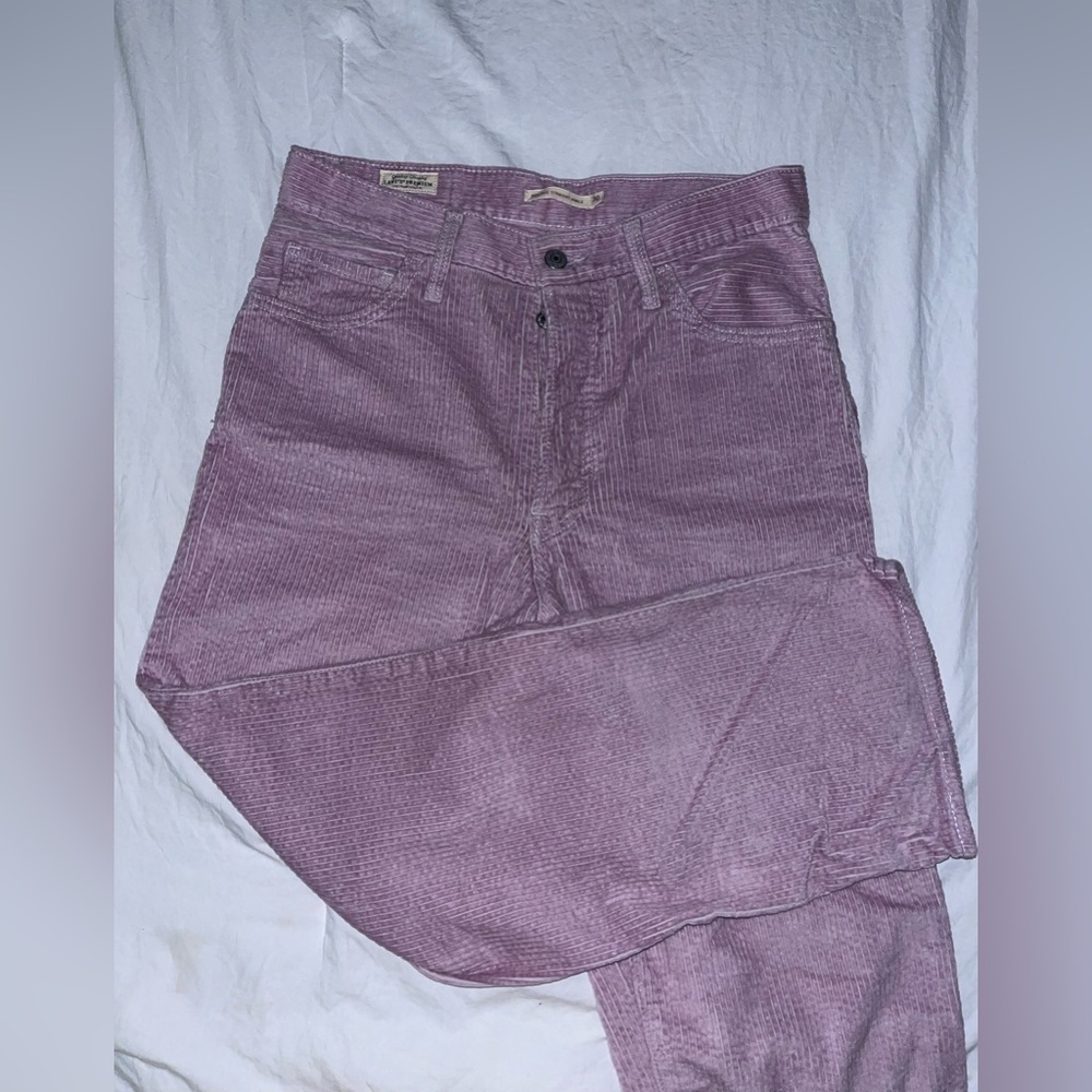 Pink corduroy Levi’s pants